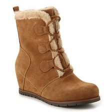 Incaltaminte Femei Bare Traps Bonnie Wedge Bootie Cognac