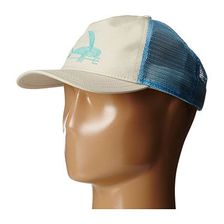 Accesorii Femei Patagonia Deconstructed Flying Fish Layback Trucker Hat Bleached Stone