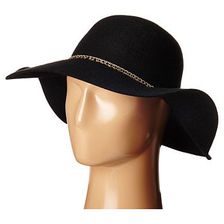 Accesorii Femei Steve Madden Felt Floppy with Chain Band Black