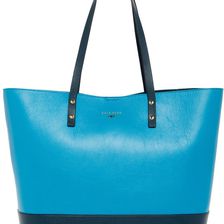 Cole Haan Beckett Large Leather Tote SEA BLUE-DEEP LAKE
