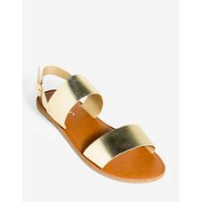 Incaltaminte Femei CheapChic Make It Sizzle Sandal Met Gold