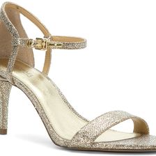 Michael Kors Simone Mid Sandal Silver/Sand Glitter