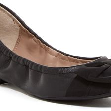 Tahari Villa Bow Flat BLACK