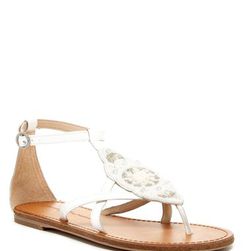 Incaltaminte Femei Tommy Bahama Primmrose Beaded Sandal WHITE