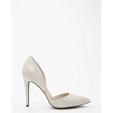 Incaltaminte Femei Forever21 Faux Leather Pumps Light grey