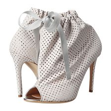 Vivienne Westwood Open Toe Bootie White/Silver
