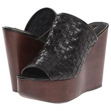Incaltaminte Femei Rachel Zoe Kiley Black Brushed Woven Leather