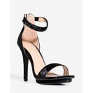 Incaltaminte Femei CheapChic Amy-01 Velvet Rope Platform Black