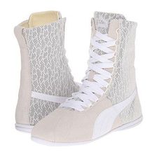 Incaltaminte Femei PUMA Eskiva Hi Textured Whisper White