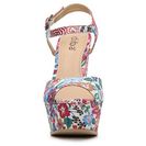 Incaltaminte Femei Diba Blane Floral Wedge Sandal Floral