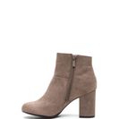 Incaltaminte Femei CheapChic You\'re Blocked Faux Suede Booties Taupe