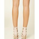 Incaltaminte Femei Forever21 Strappy Lace-Up Stilettos Nude