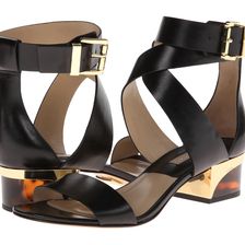 Michael Kors Tulia Black Smooth Calf/Tortoise