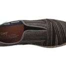 Incaltaminte Femei TOMS Palmera Slip-On Black Metallic Stripe