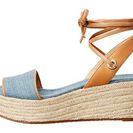 Incaltaminte Femei Michael Kors Margie Flatform Washed Denim