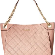 Calvin Klein Permanent Quilted Pebble Tote Deep Blush