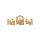 Bijuterii Femei Forever21 Stacked Classic Ring Set Goldclear