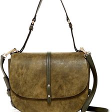 Steve Madden Shea Saddle Bag OLIVE