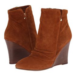 Incaltaminte Femei Chinese Laundry Candyce Wedge Bootie Ginger Kid Suede