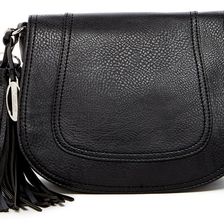 CARLOS by Carlos Santana Katelyn Saddle Bag BLACK