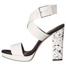 Incaltaminte Femei Calvin Klein Bao Plat White Leather