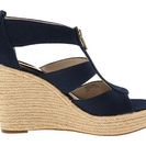 Incaltaminte Femei Michael Kors Damita Wedge Navy Canvas