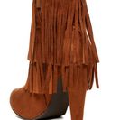 Incaltaminte Femei OPPO Phoebe Fringe Bootie TAN