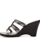 Incaltaminte Femei Italian Shoemakers Andie Wedge Sandal Pewter Metallic