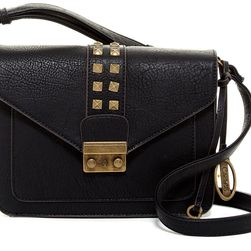 CARLOS by Carlos Santana Serena Structured Flap Crossbody BLACK