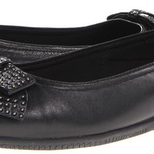 Walking Cradles Satin Black Leather