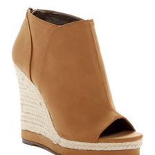 Incaltaminte Femei Michael Antonio Gym Peep Toe Wedge Whiskey
