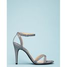 Incaltaminte Femei Forever21 Glittered Ankle-Strap Stiletto Sandals Silver
