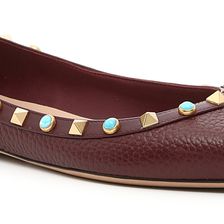 Valentino Garavani Ballerinas RUBIN PLATINO