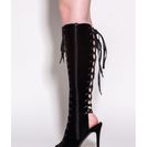 Incaltaminte Femei CheapChic Front To Back Lace-up Boots Black