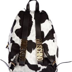Moschino Backpack Bicolor Black