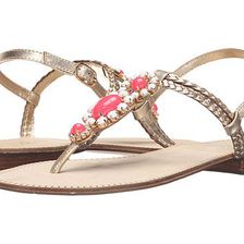 Incaltaminte Femei Lilly Pulitzer Sole Seaurchin Sandal Gold Metal