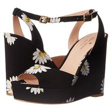 Incaltaminte Femei Kate Spade New York Dellie Black Falling Daisy Printed Fabric