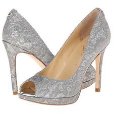 Incaltaminte Femei Ivanka Trump Maggie 6 Silver Glitter Lace