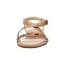 Incaltaminte Femei Frye Carson Boho Criss Cross Tan Tumbled Full Grain