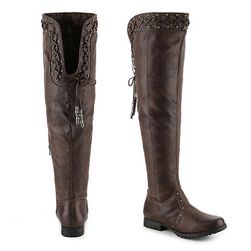 Incaltaminte Femei Not Rated Monroe Over The Knee Boot Grey