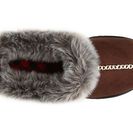 Incaltaminte Femei Dearfoams Scuff Slipper Dark Brown