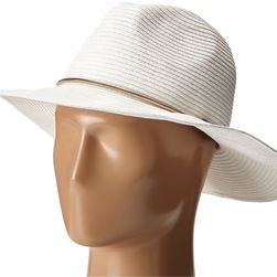 Ivanka Trump Panama with Snake Chain Hat Egret/Black