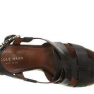 Incaltaminte Femei Cole Haan Breecey Wedge Black LeatherDarkNatural JuteDark Brown Stacked