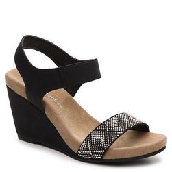 Incaltaminte Femei CL By Laundry The Beauty Wedge Sandal Black