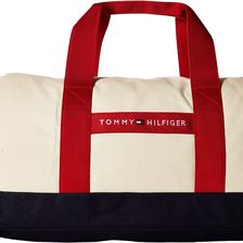 Tommy Hilfiger TH Sport - Core Plus Medium Duffel Natural/Navy/Red 1