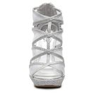 Incaltaminte Femei Kenneth Cole Unlisted Happy Hour Platform Pump Silver Metallic
