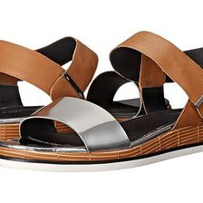 Incaltaminte Femei Calvin Klein Cadan SilverAlmond Tan Metallic BoxLeather