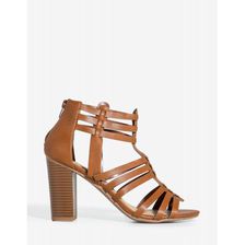 Incaltaminte Femei CheapChic Action-s Full Exposure Heel Cognac