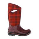 Incaltaminte Femei Bogs Plimsoll Plaid Tall Ox Blood