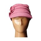 Accesorii Femei San Diego Hat Company SDH0518 Wool Cadet with Right Side Flower Dusty Rose